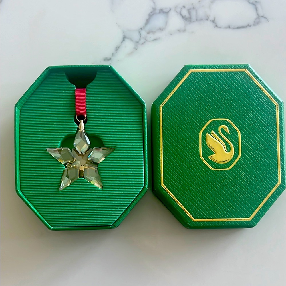 Swarovski Crystal Star Ornament with Box